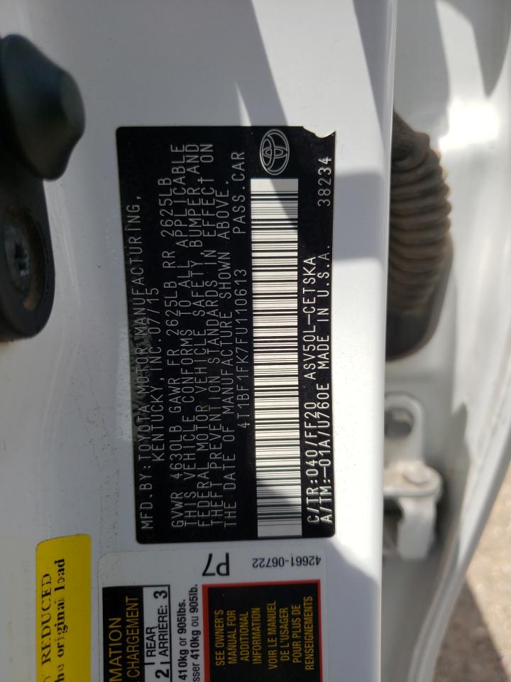 Toyota Camry Le