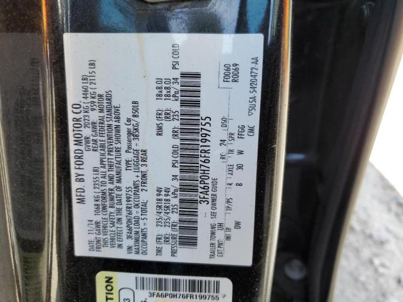 Ford Fusion Se