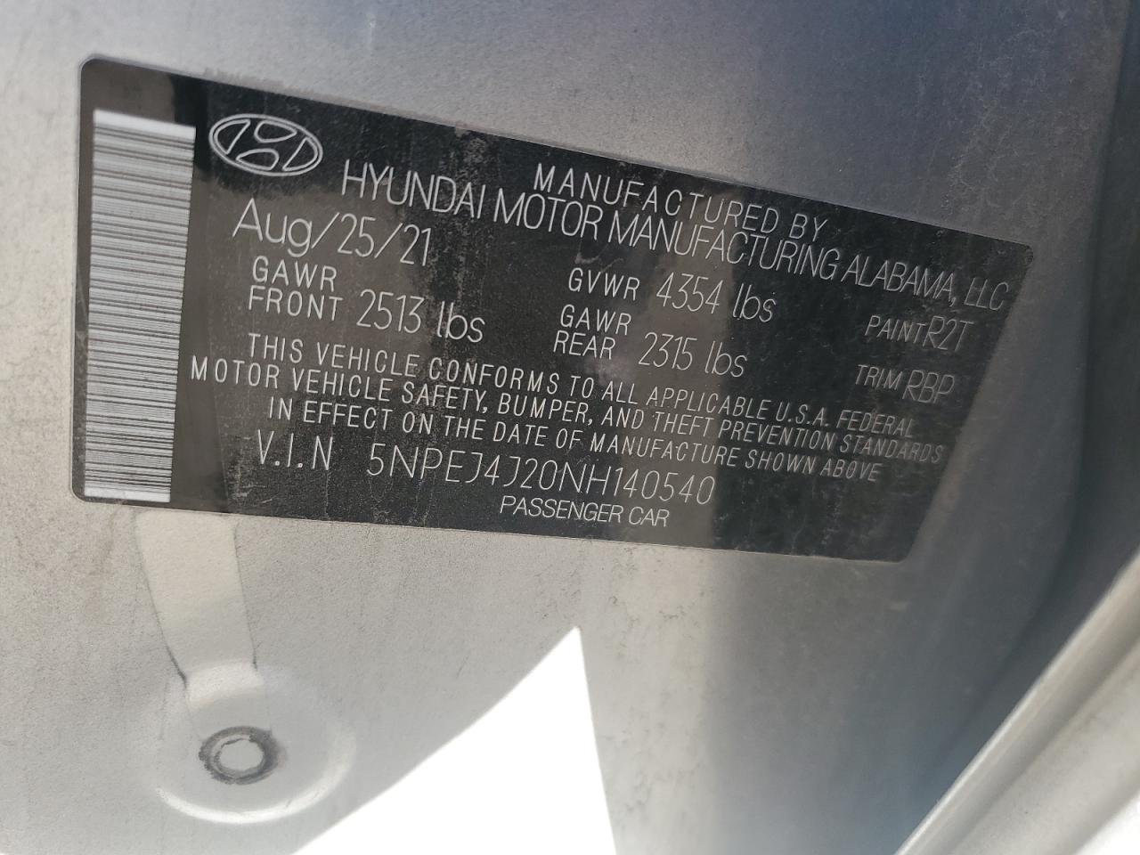 Hyundai SONATA Sel Plus