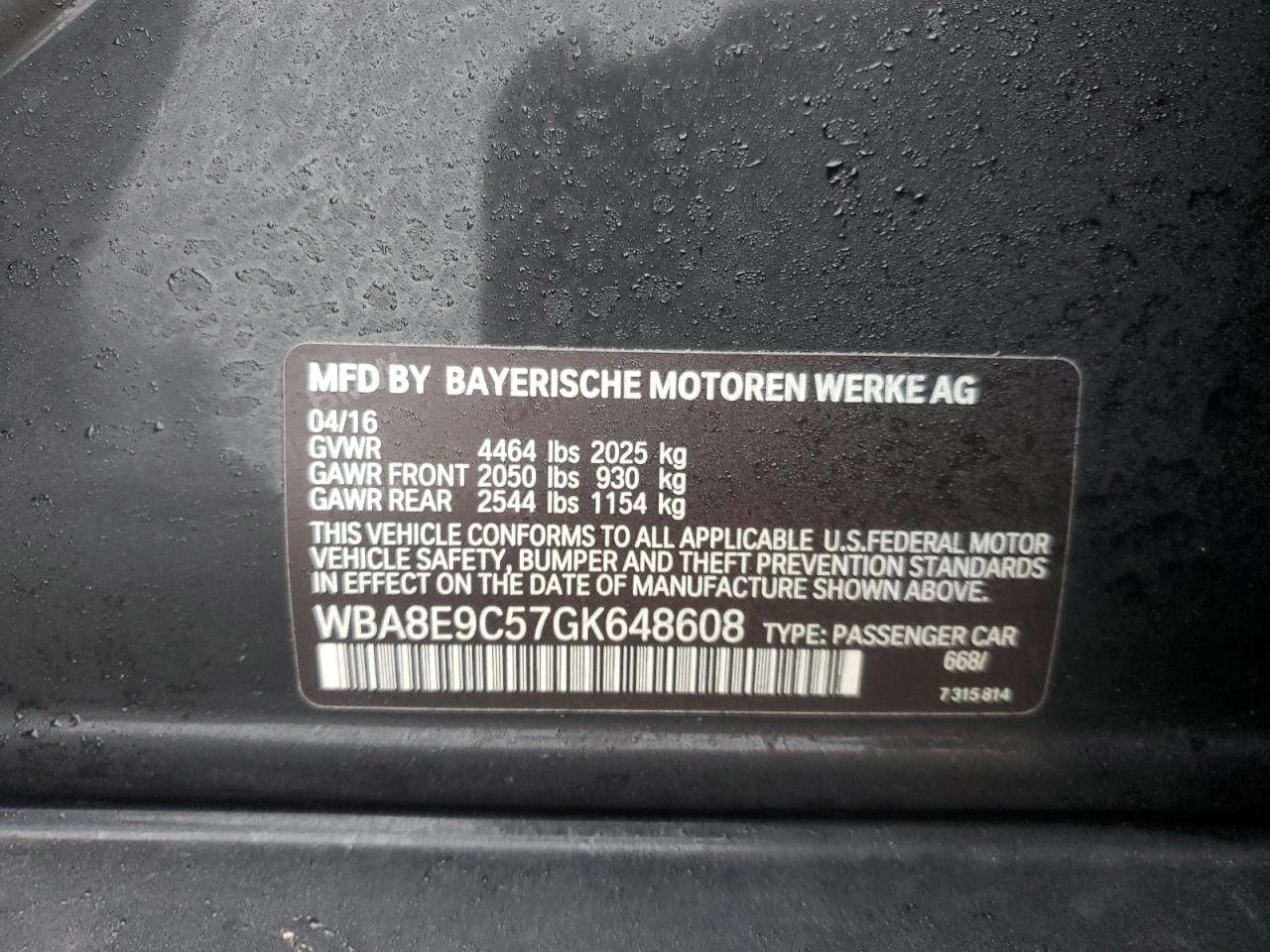 BMW 3 Series I Sulev