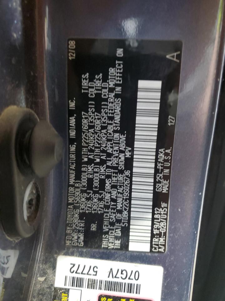 Toyota Sienna Xle