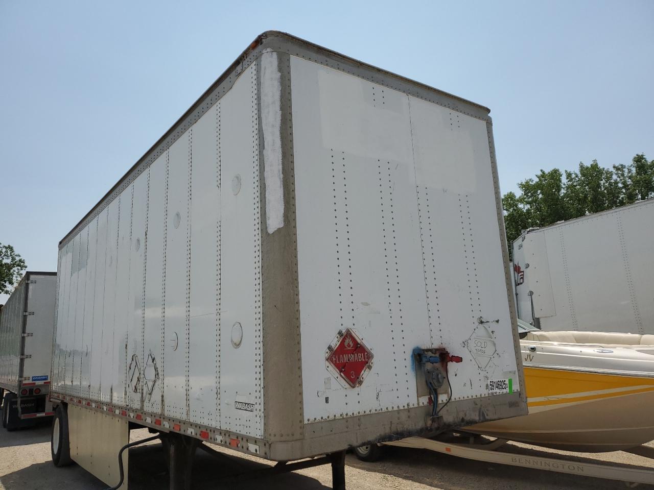 Salvage Wabash 28 Trailer Image