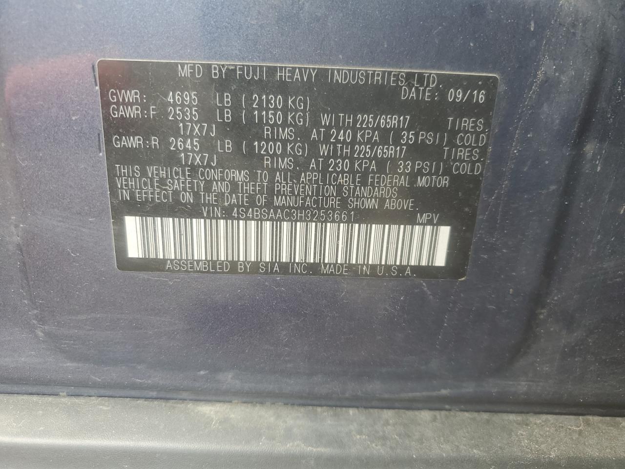 Subaru Outback 2.5i