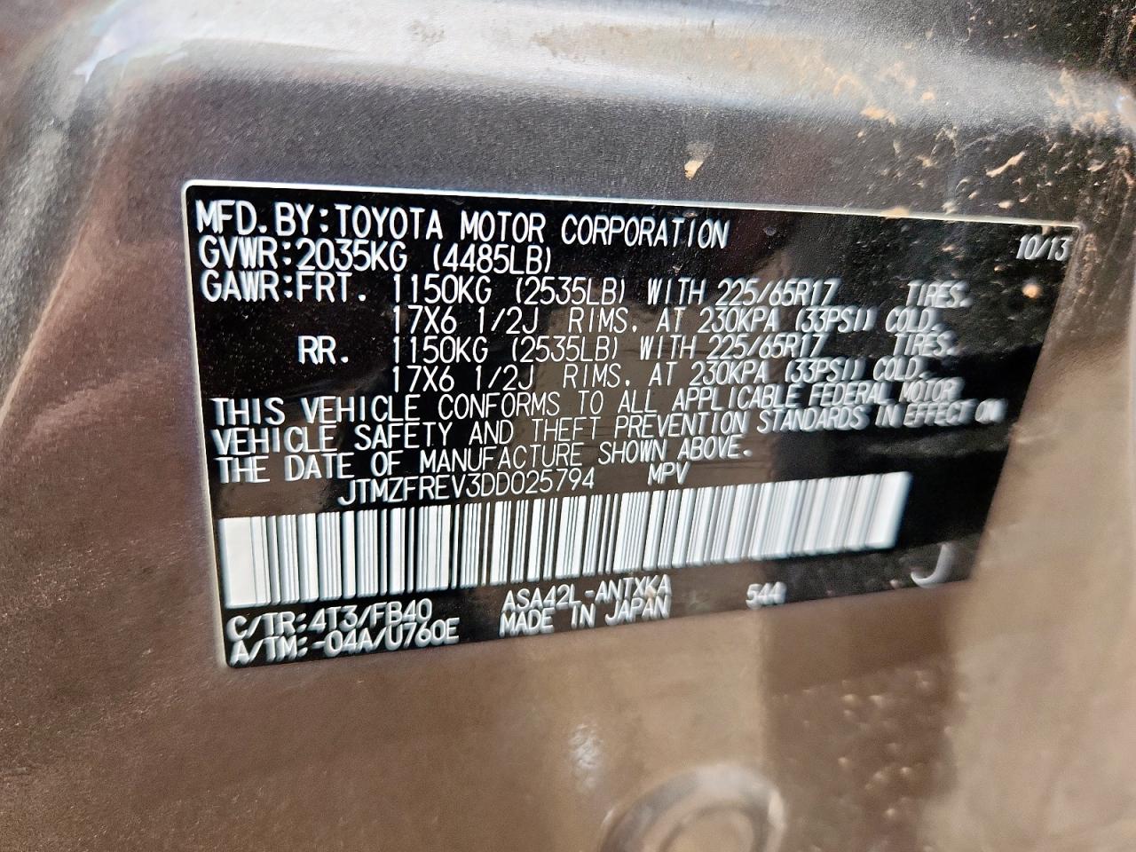 Toyota RAV4 Le