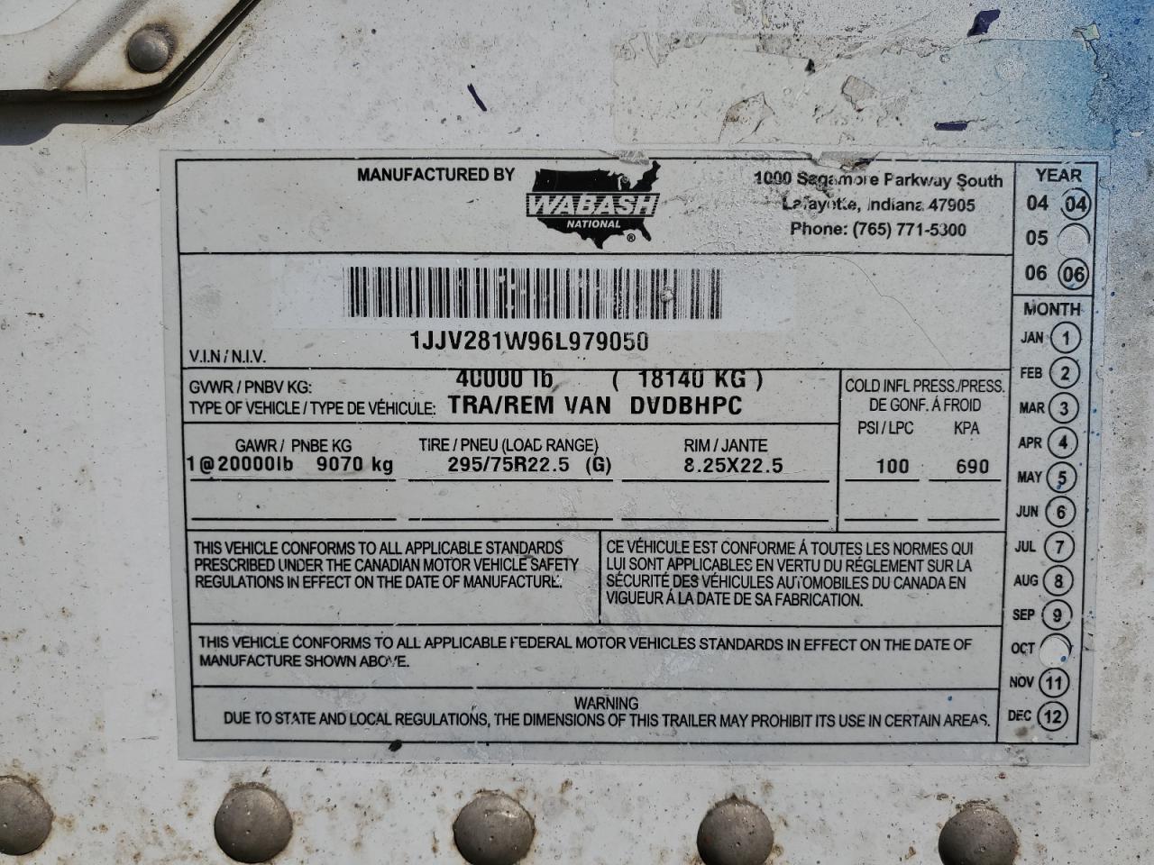 Wabash Dry Van Tr