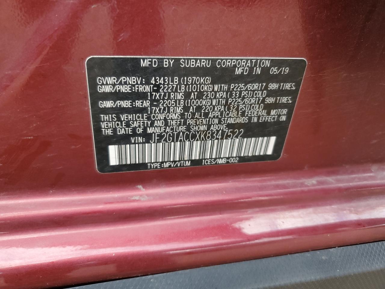 Subaru Crosstrek Premium