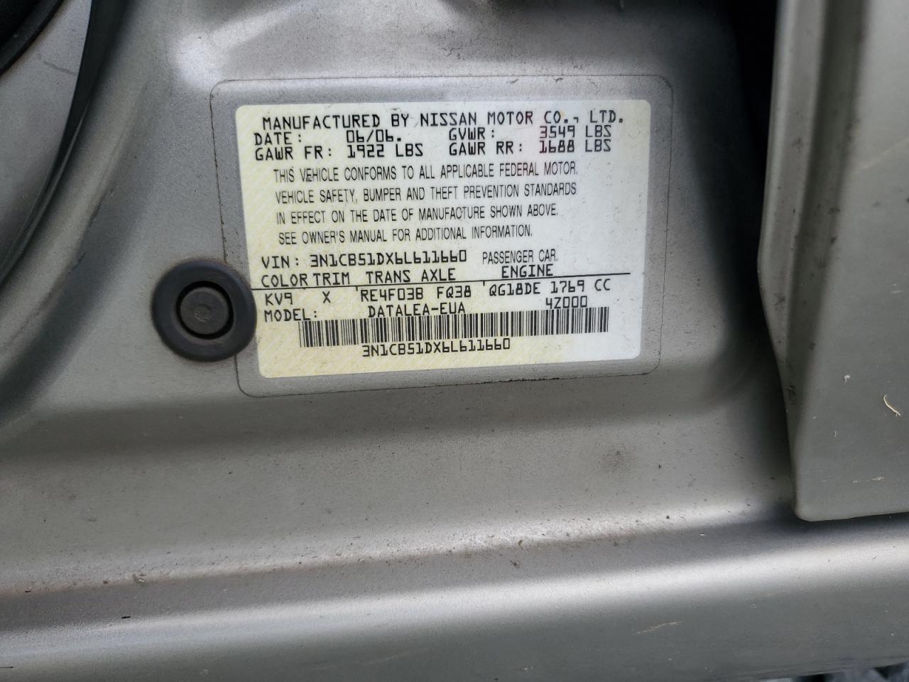Nissan Sentra 1.8