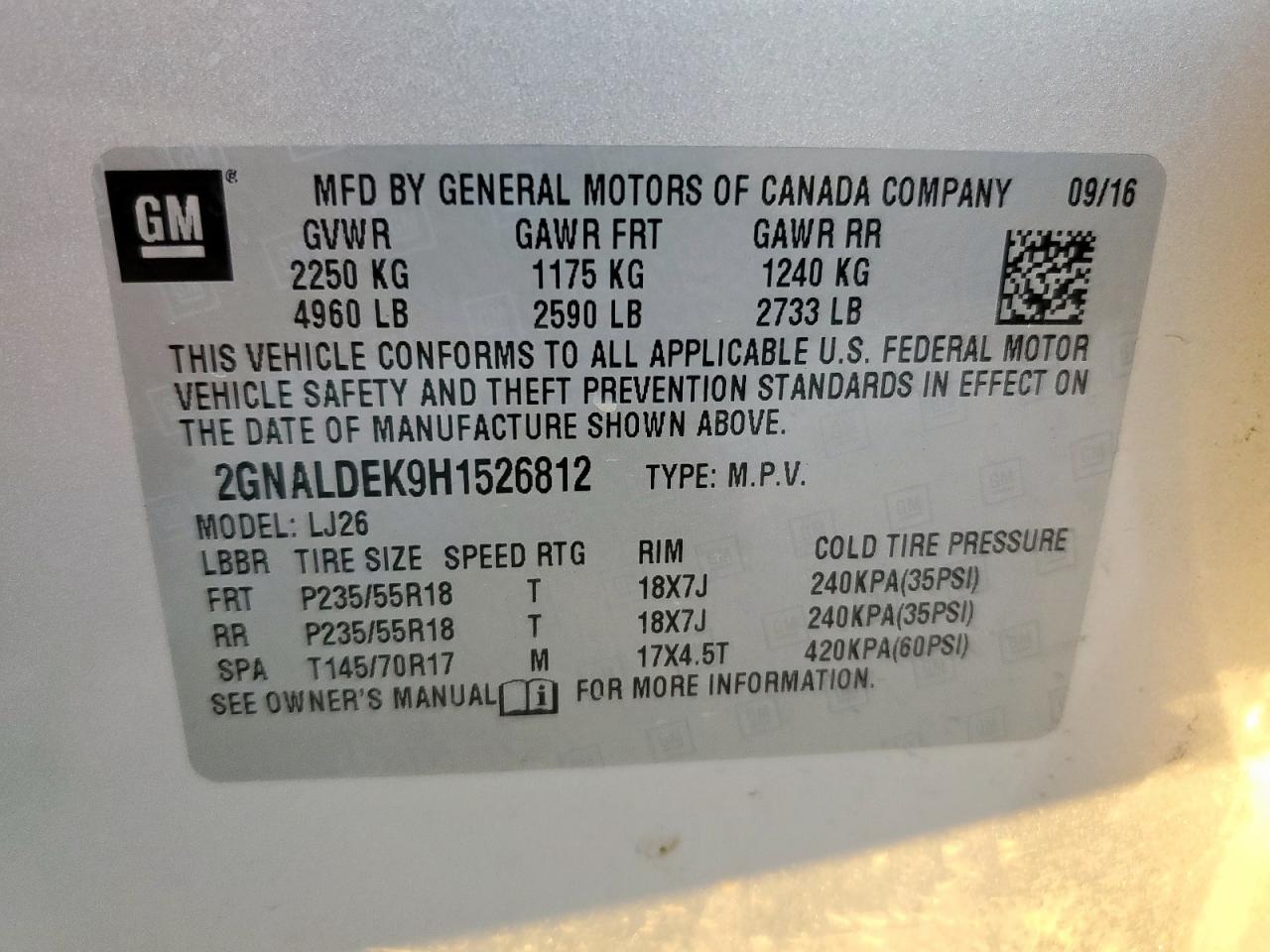 Chevrolet Equinox Premier