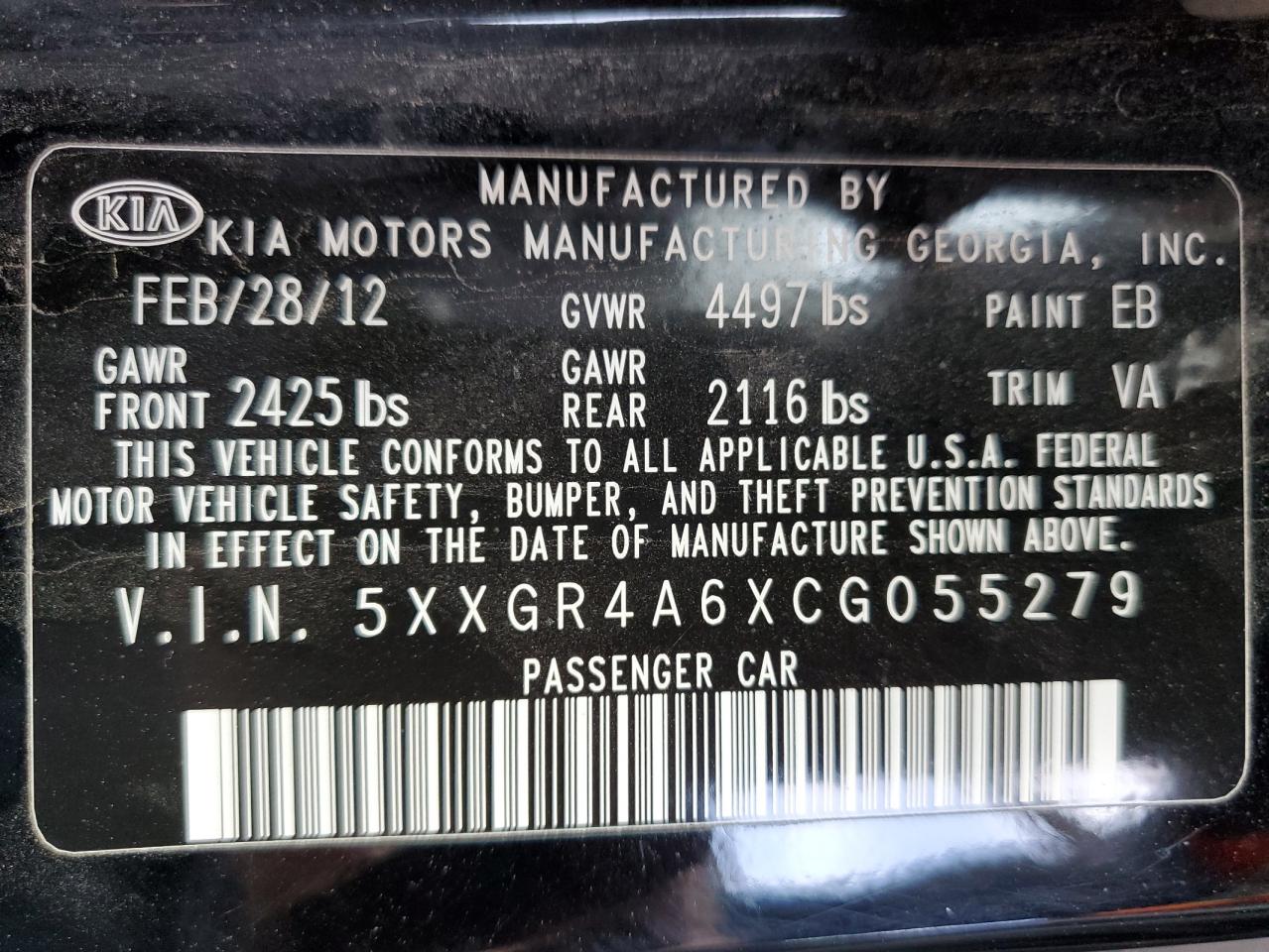 Kia Optima Sx