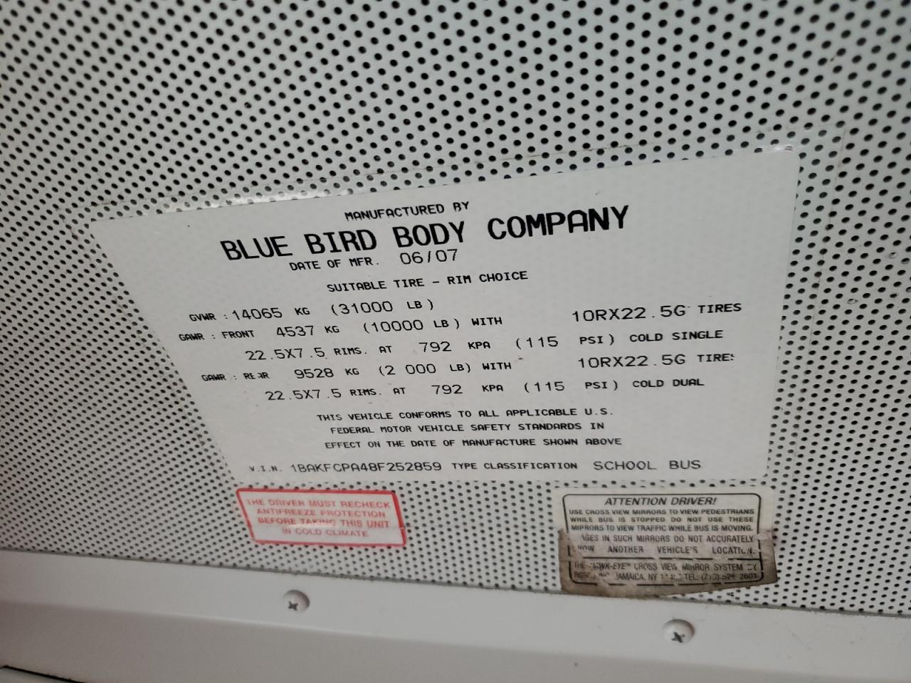 Blue Bird School Bus