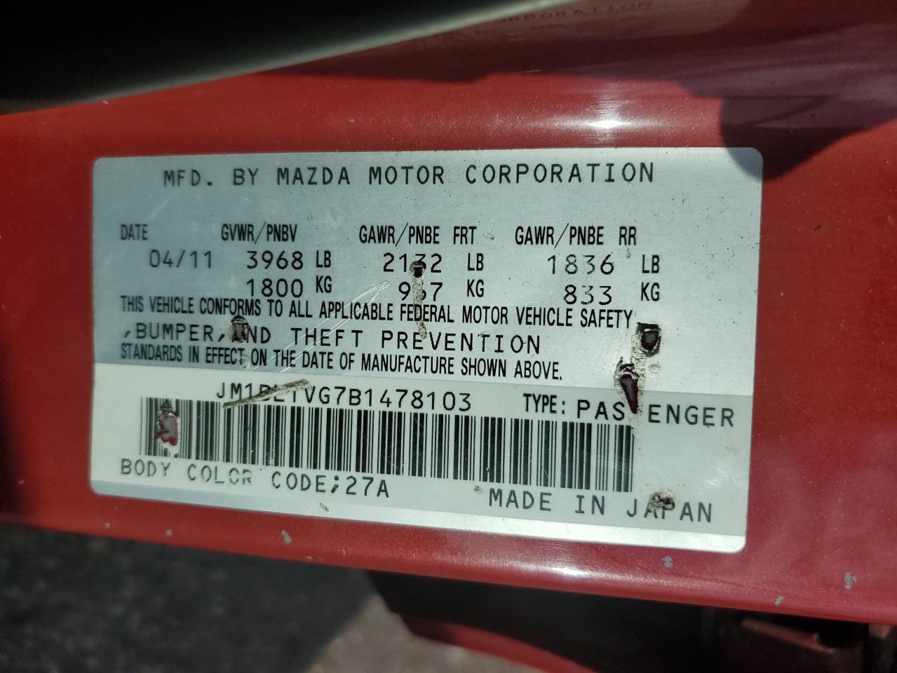 Mazda 3 I