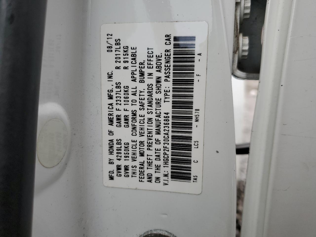 Honda Accord Lx