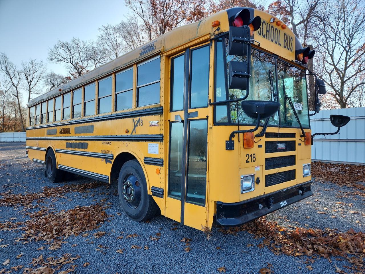 Salvage Thomas School Bus Image