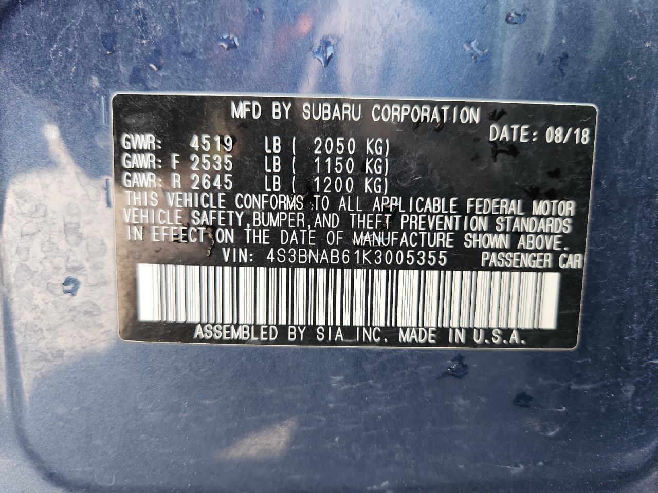 Subaru Legacy 2.5i