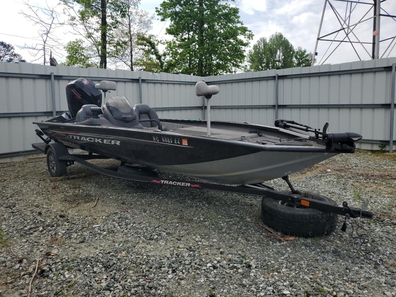 Salvage Bass Boat Image