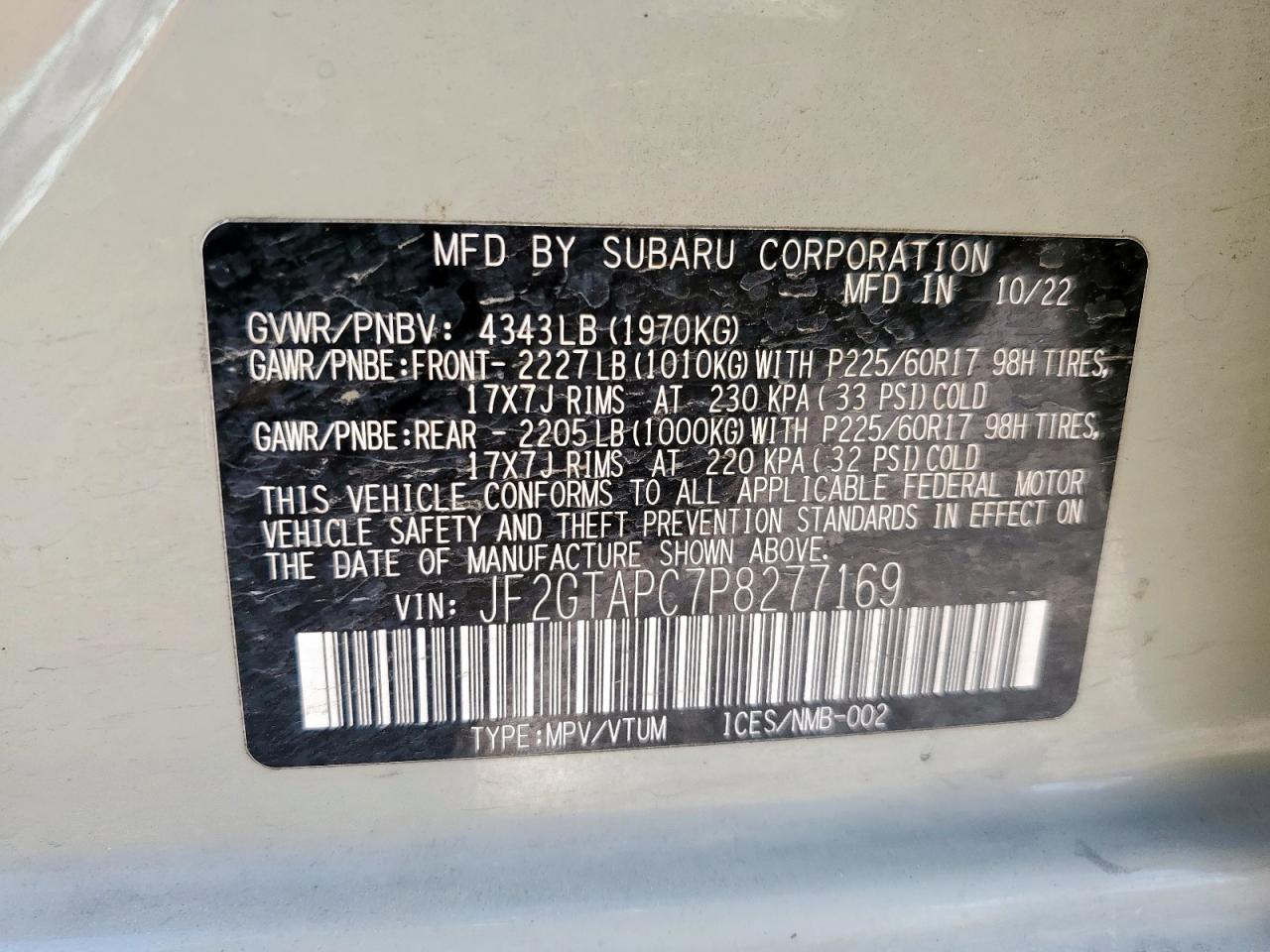 Subaru Crosstrek Premium