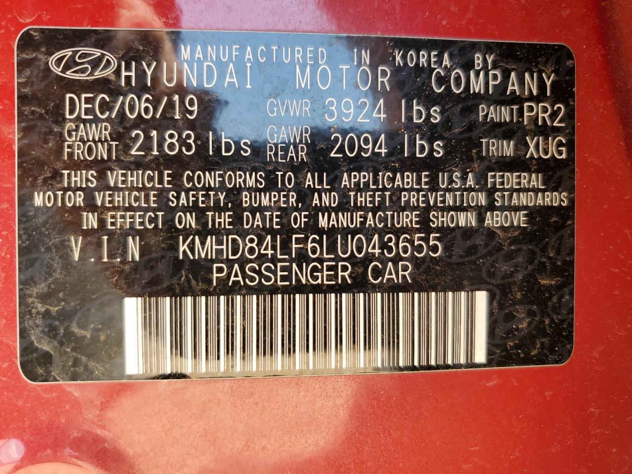 Hyundai ELANTRA Sel