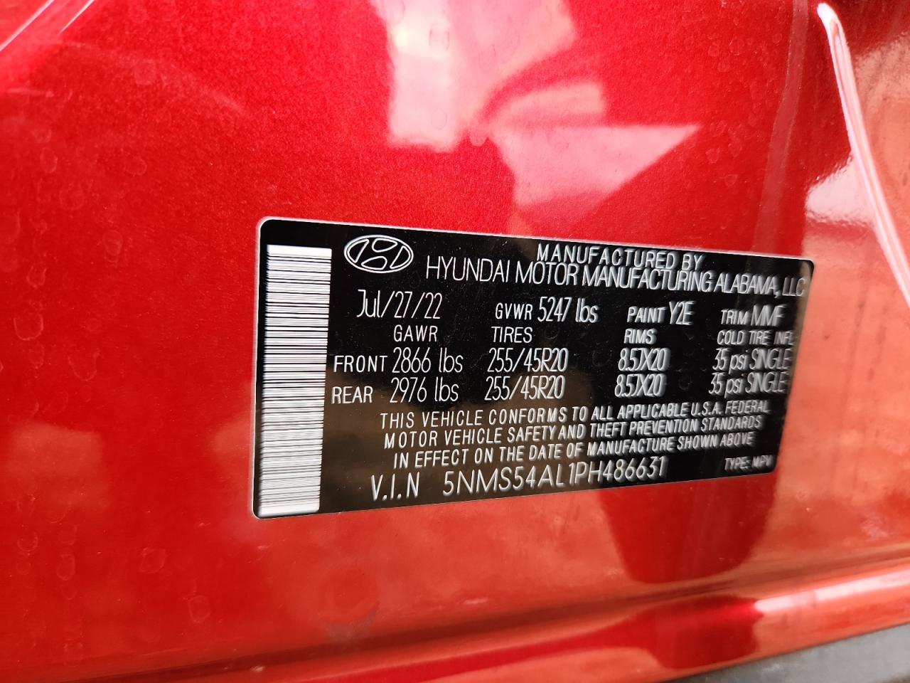 Hyundai SANTA FE Calligraphy