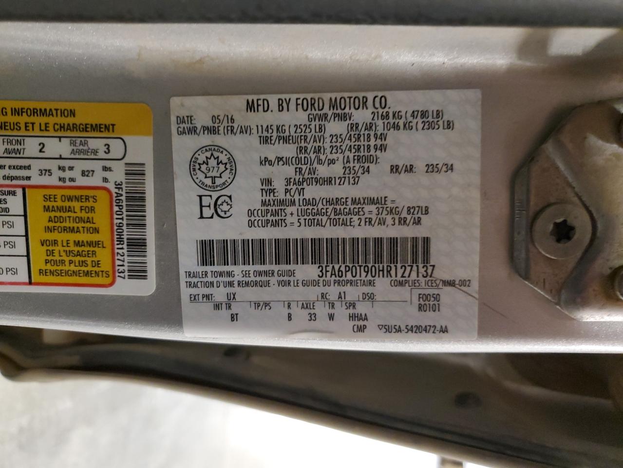 Ford Fusion Se