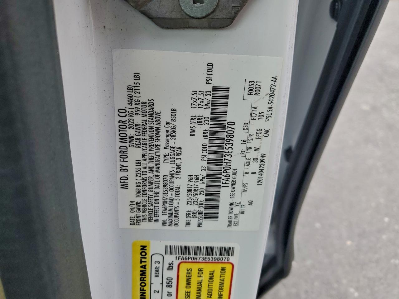 Ford Fusion Se