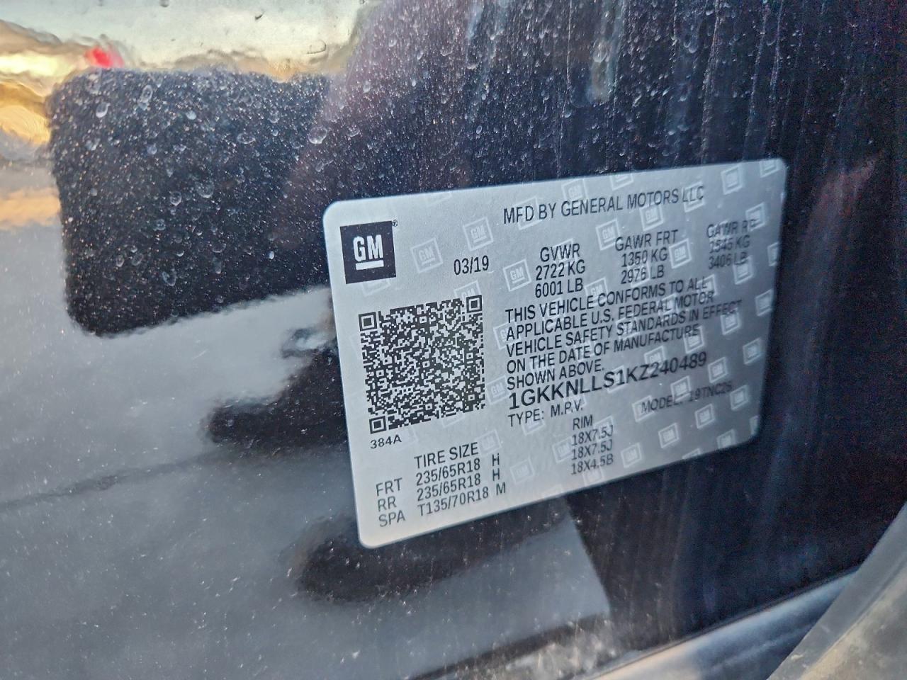 GMC Acadia Sle