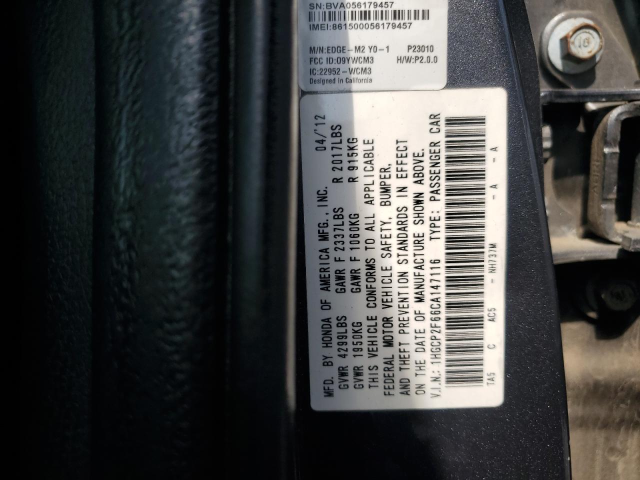 Honda Accord Se