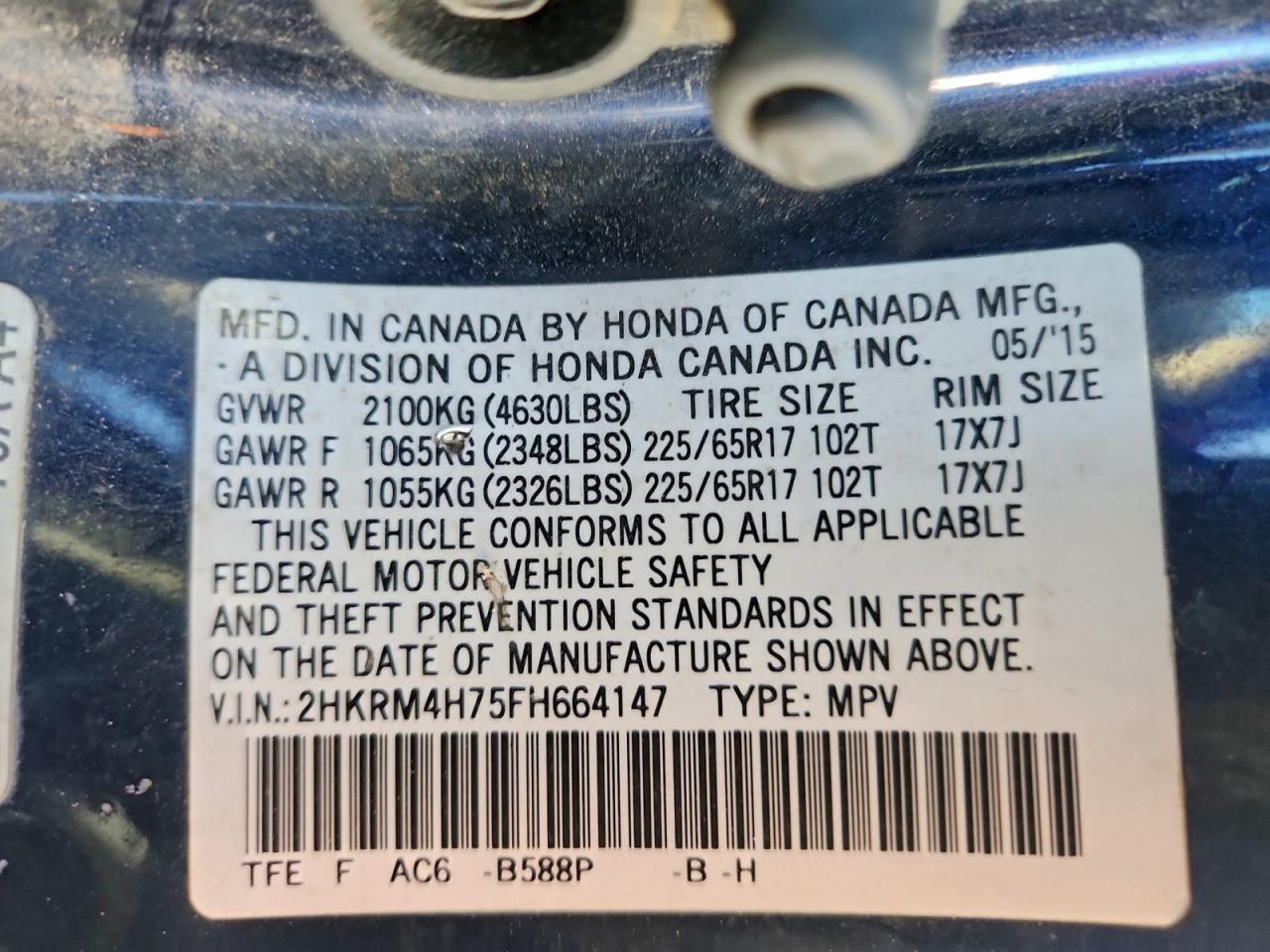 Honda Crv Exl