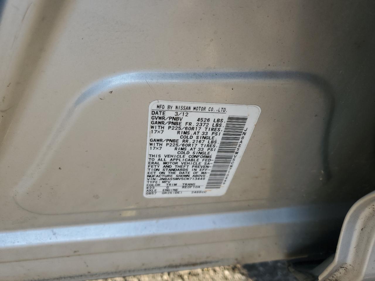 Nissan Rogue S
