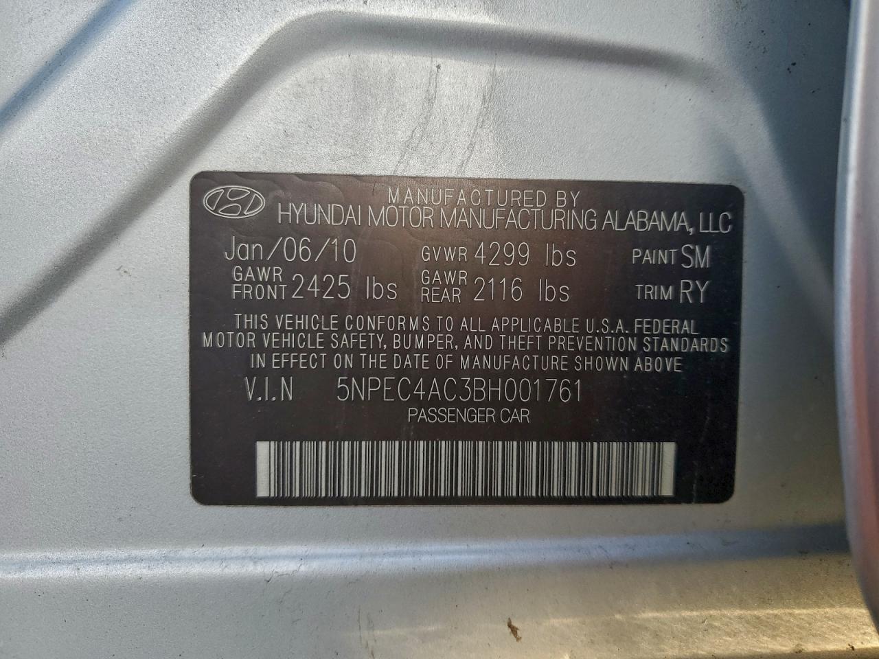 Hyundai SONATA Se
