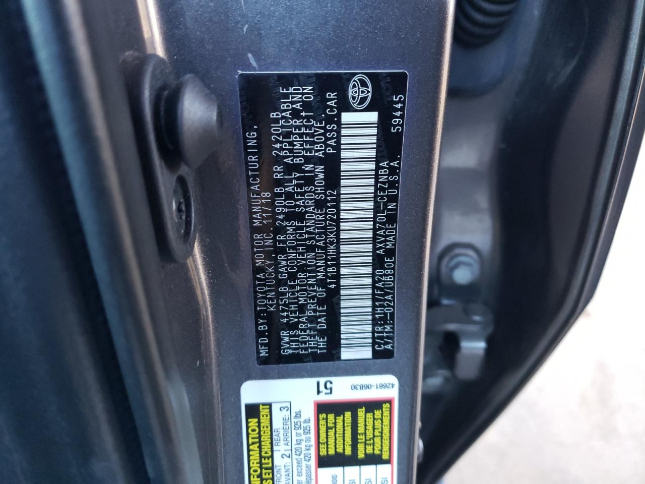 Toyota Camry L