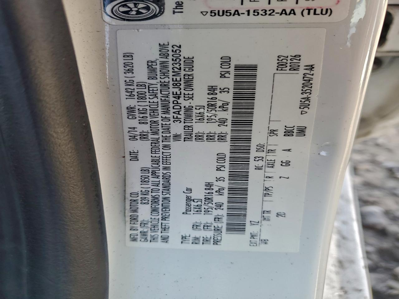 Ford Fiesta Se
