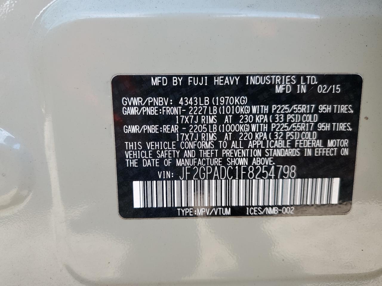 Subaru Xv 2.0 Premium