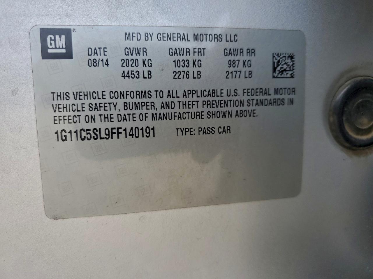 Chevrolet Malibu 1lt