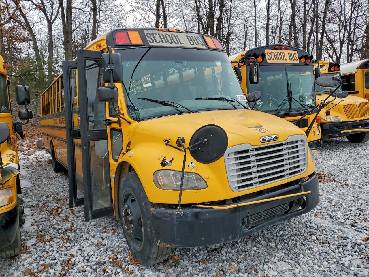 Salvage Thomas School Bus Image