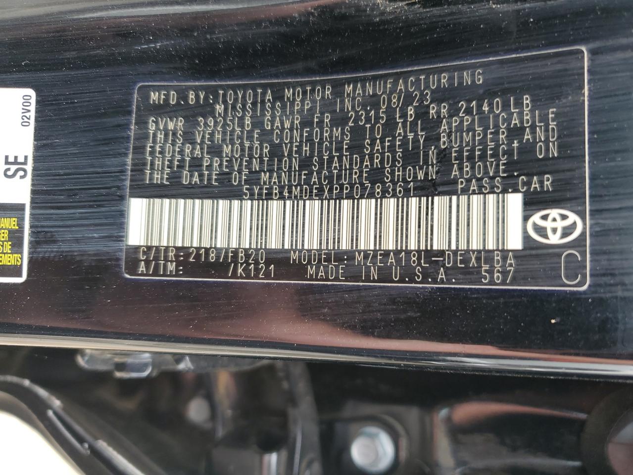 Toyota Corolla Le