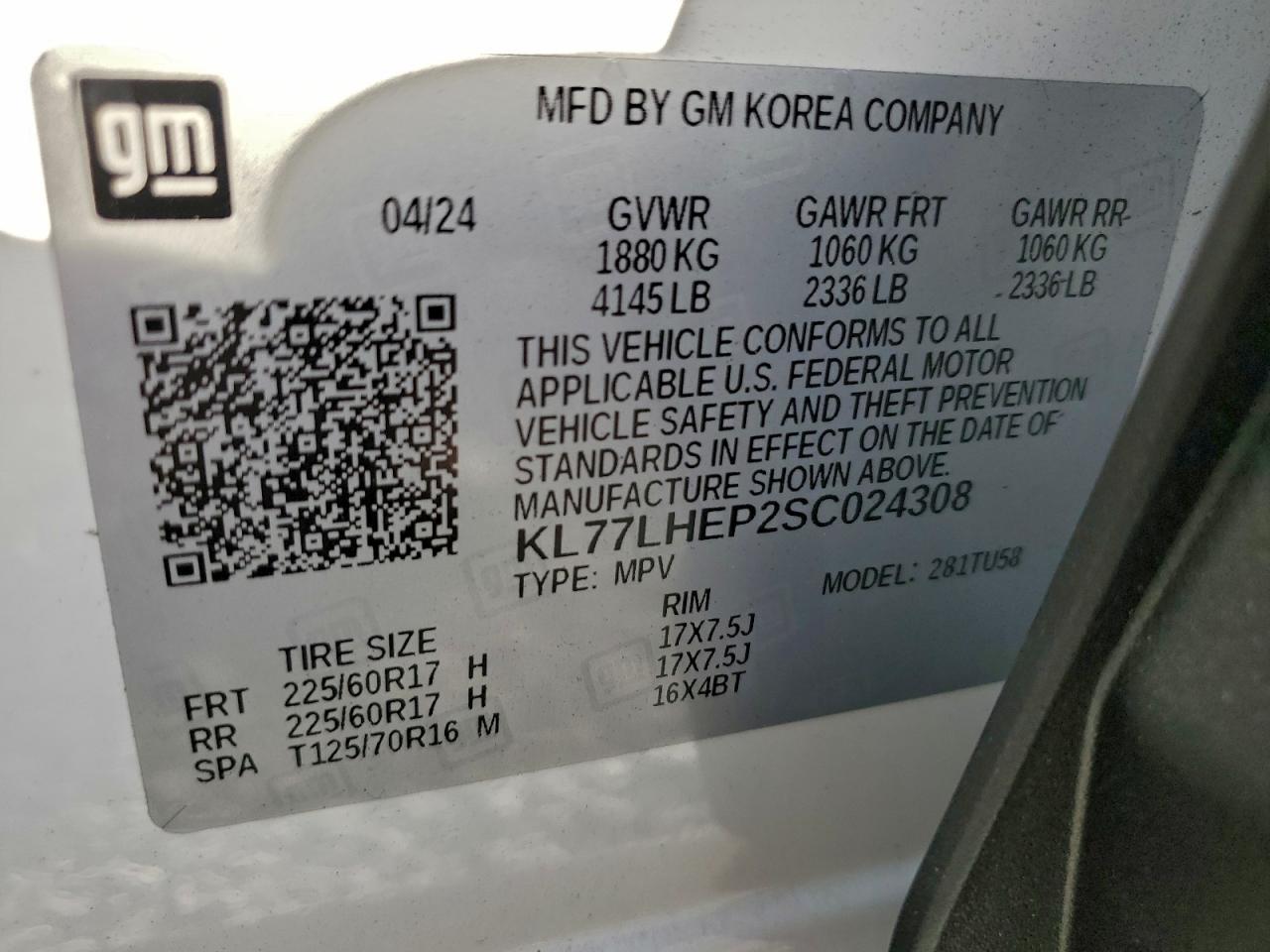 Chevrolet Trax 1lt