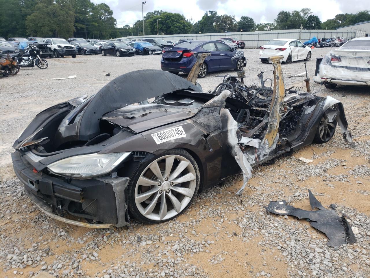 Salvage Tesla Model S Image