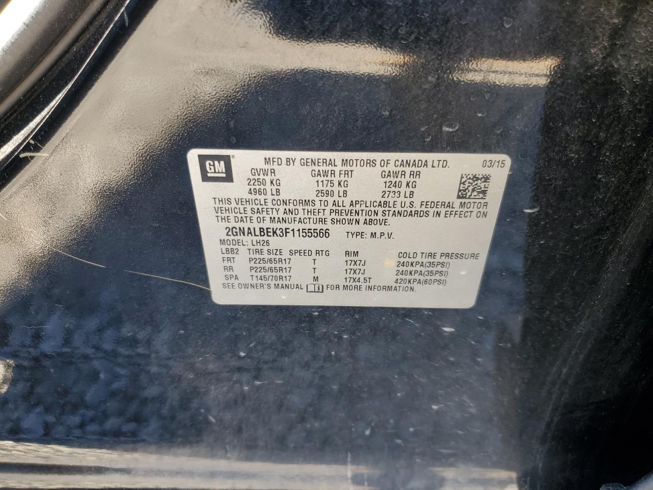 Chevrolet Equinox Lt