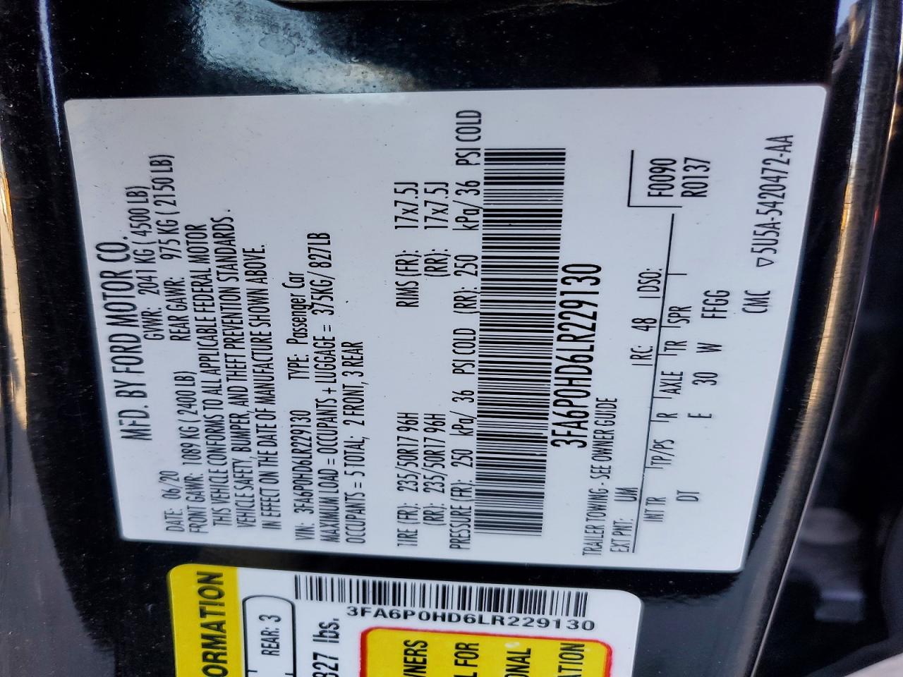 Ford Fusion Se