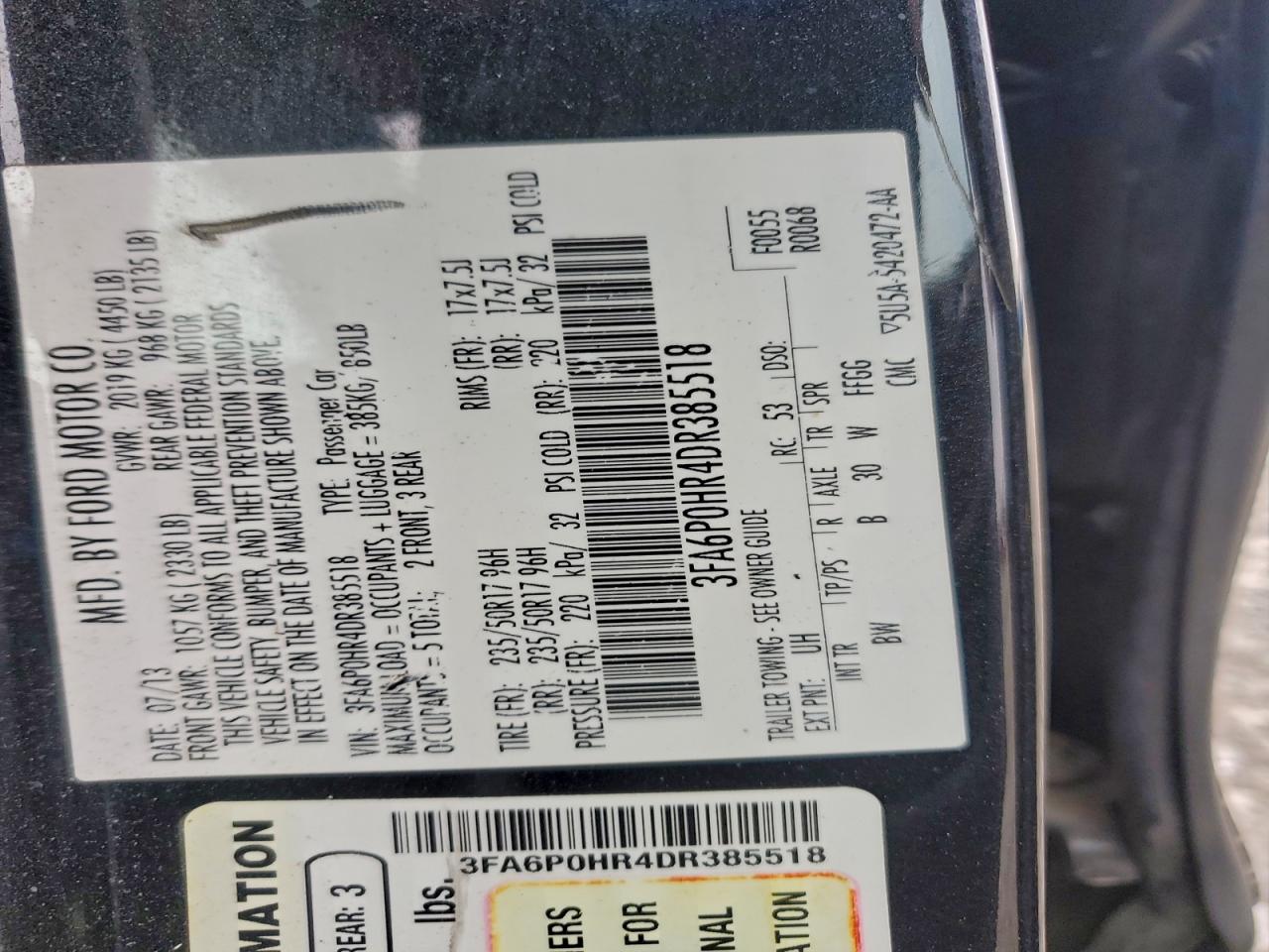 Ford Fusion Se