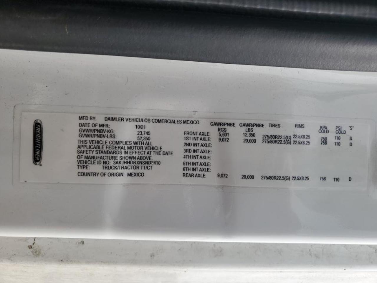 Freightliner Cascadia 126