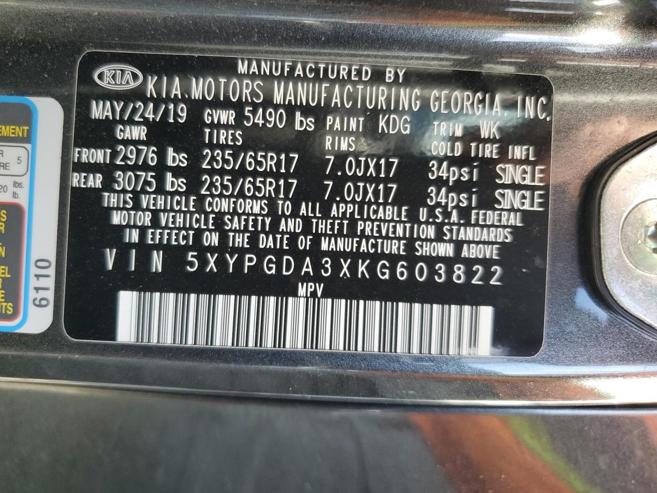 Kia Sorento L