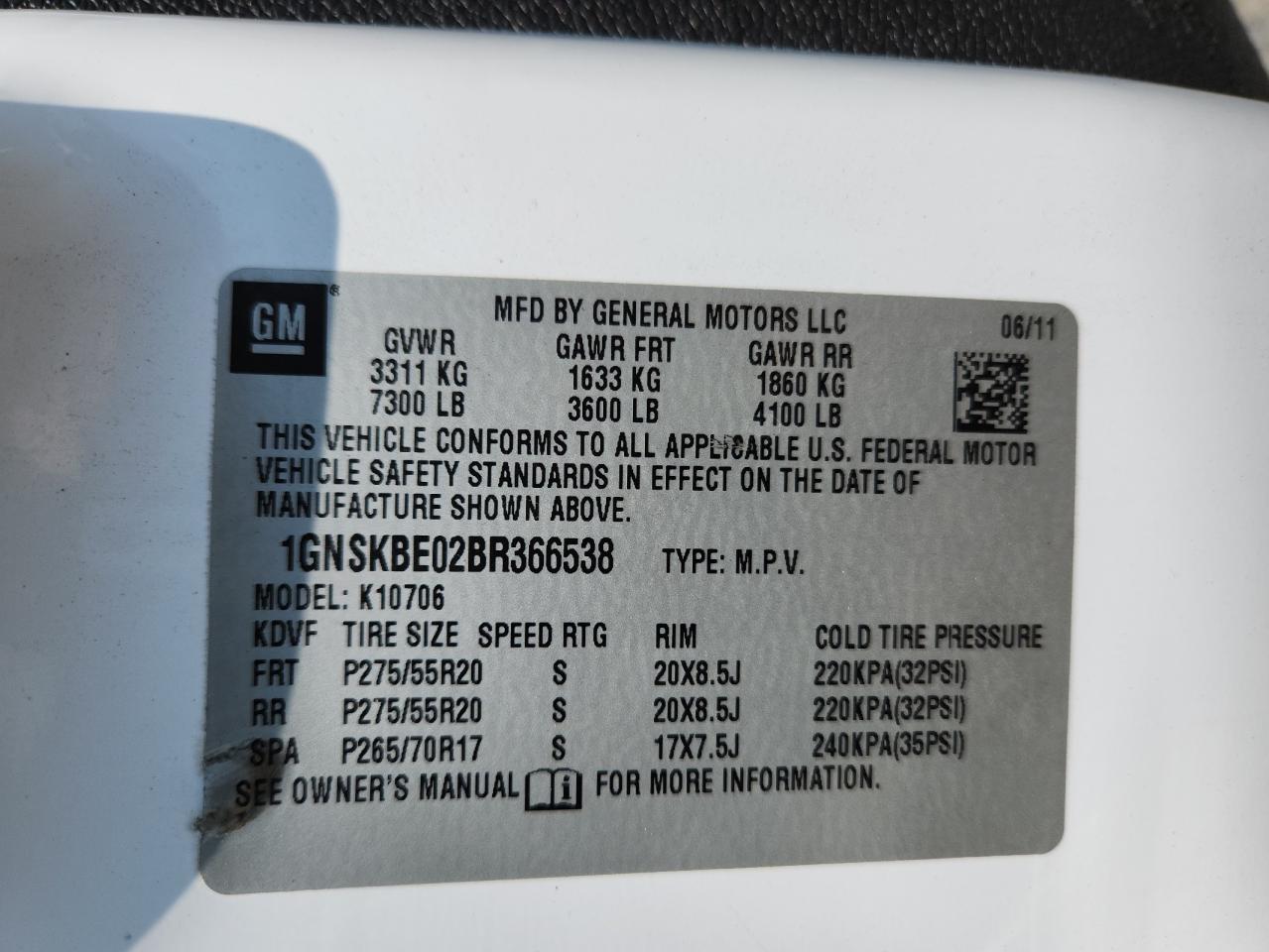 Chevrolet Tahoe K1500 Lt