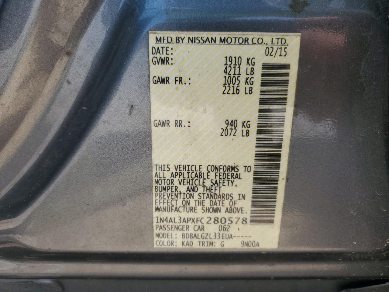 Nissan Altima 2.5