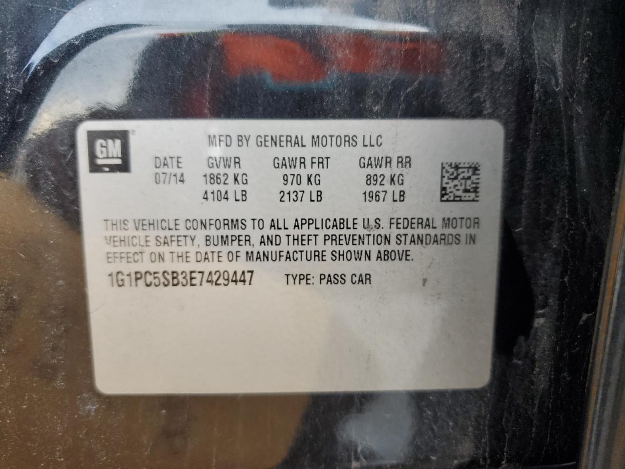 Chevrolet Cruze Lt