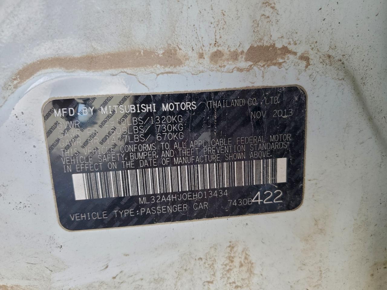 Mitsubishi Mirage Es