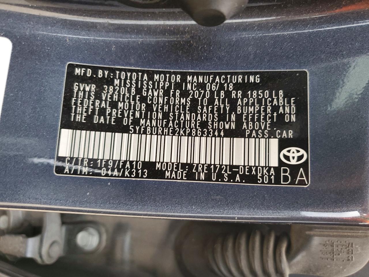 Toyota Corolla L