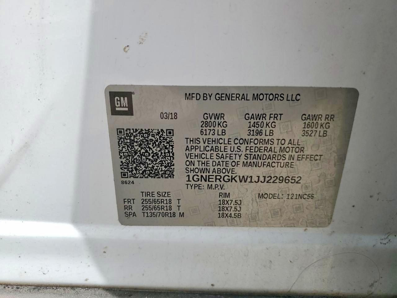 Chevrolet Traverse Lt
