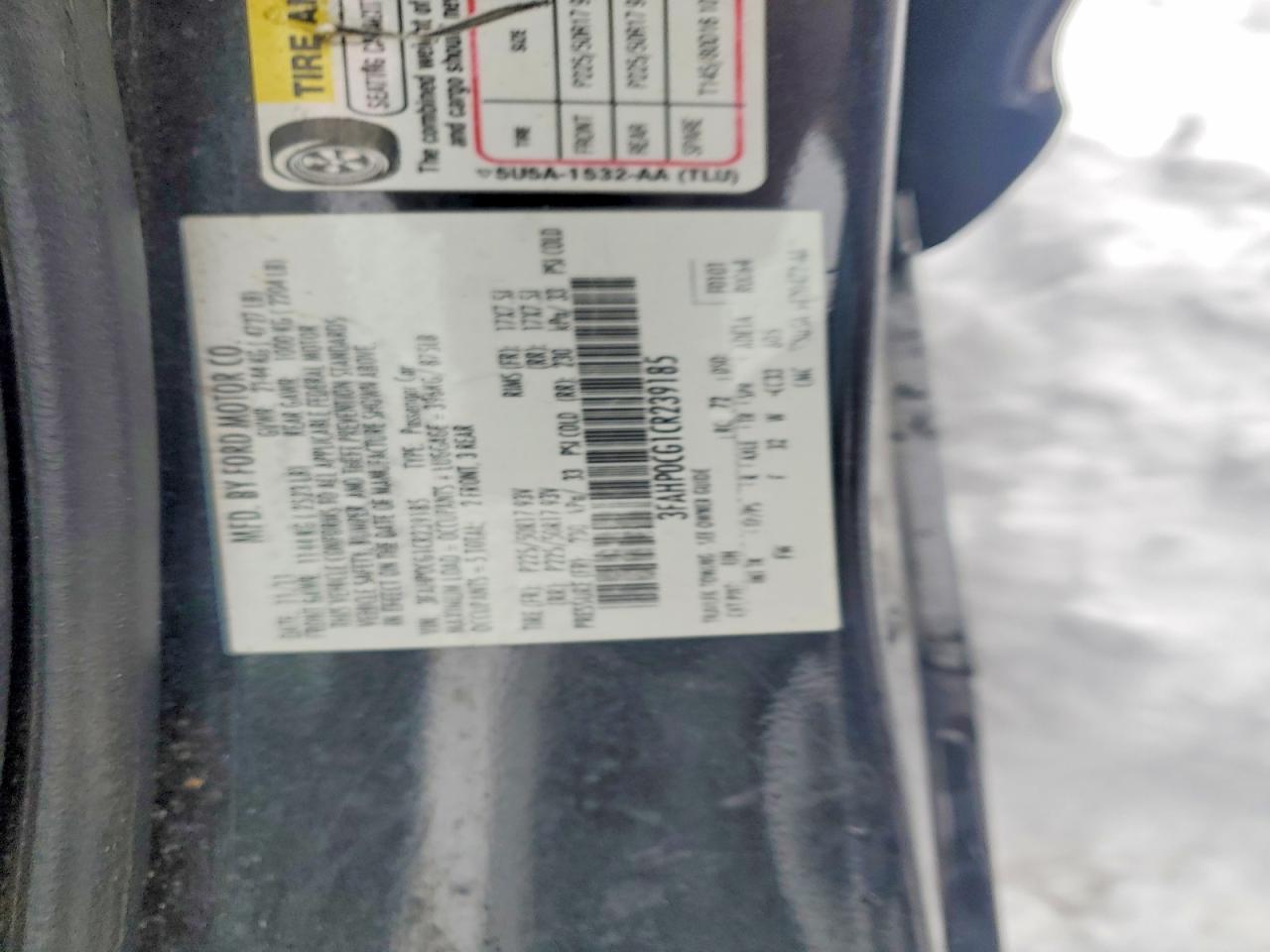 Ford Fusion Sel