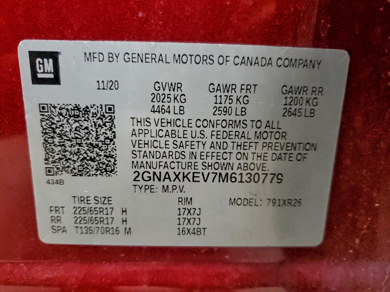 Chevrolet Equinox Lt